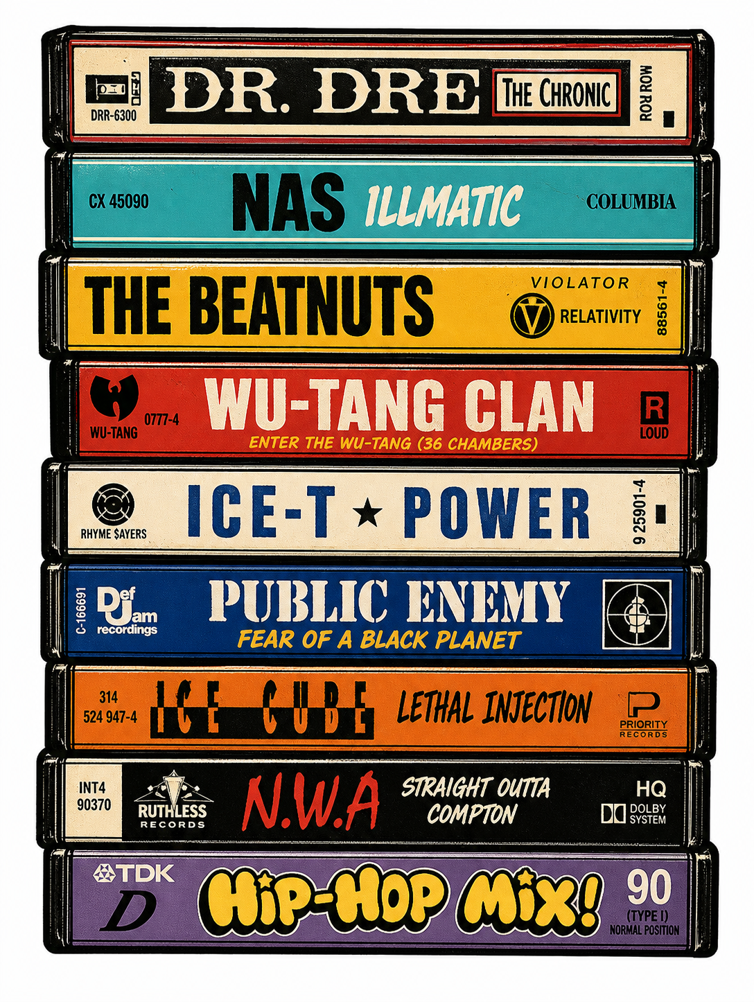 Golden Era Hip Hop design artwork