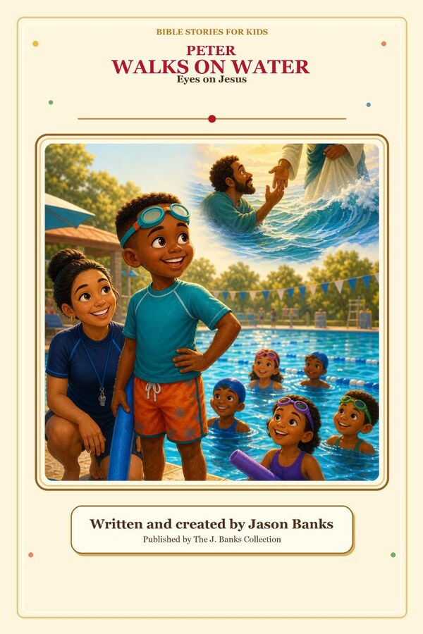 Peter Walks on Water: Eyes on Jesus cover