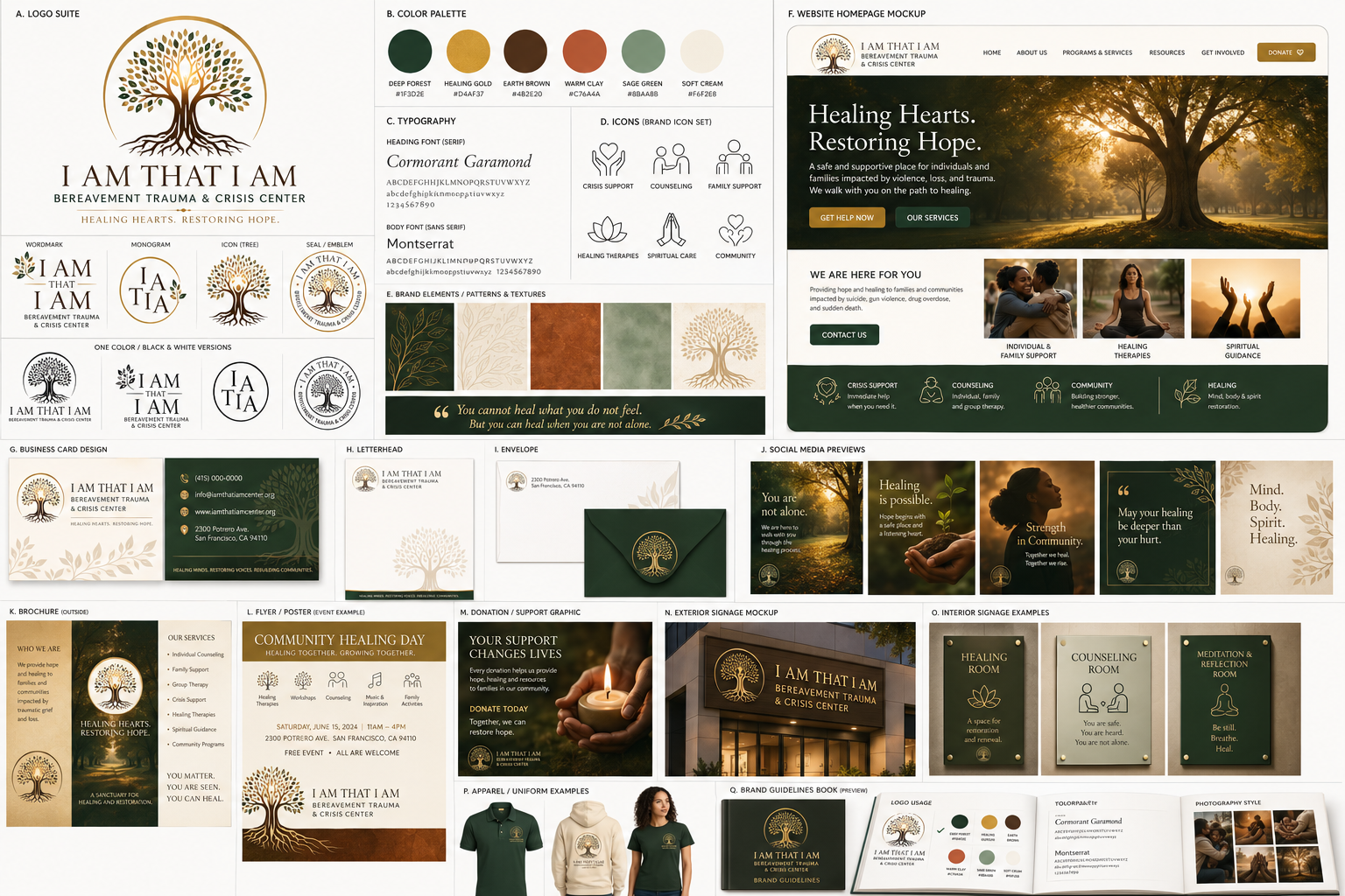 I Am That I Am visual identity package